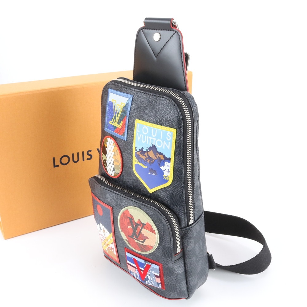 ■極美品 ルイヴィトン ダミエ グラフィット アヴェニュー スリングバッグ