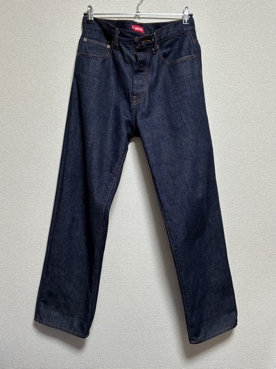 Supreme Rigid Loose Fit Selvedge Jean (25FW) "Rigid Indigo"