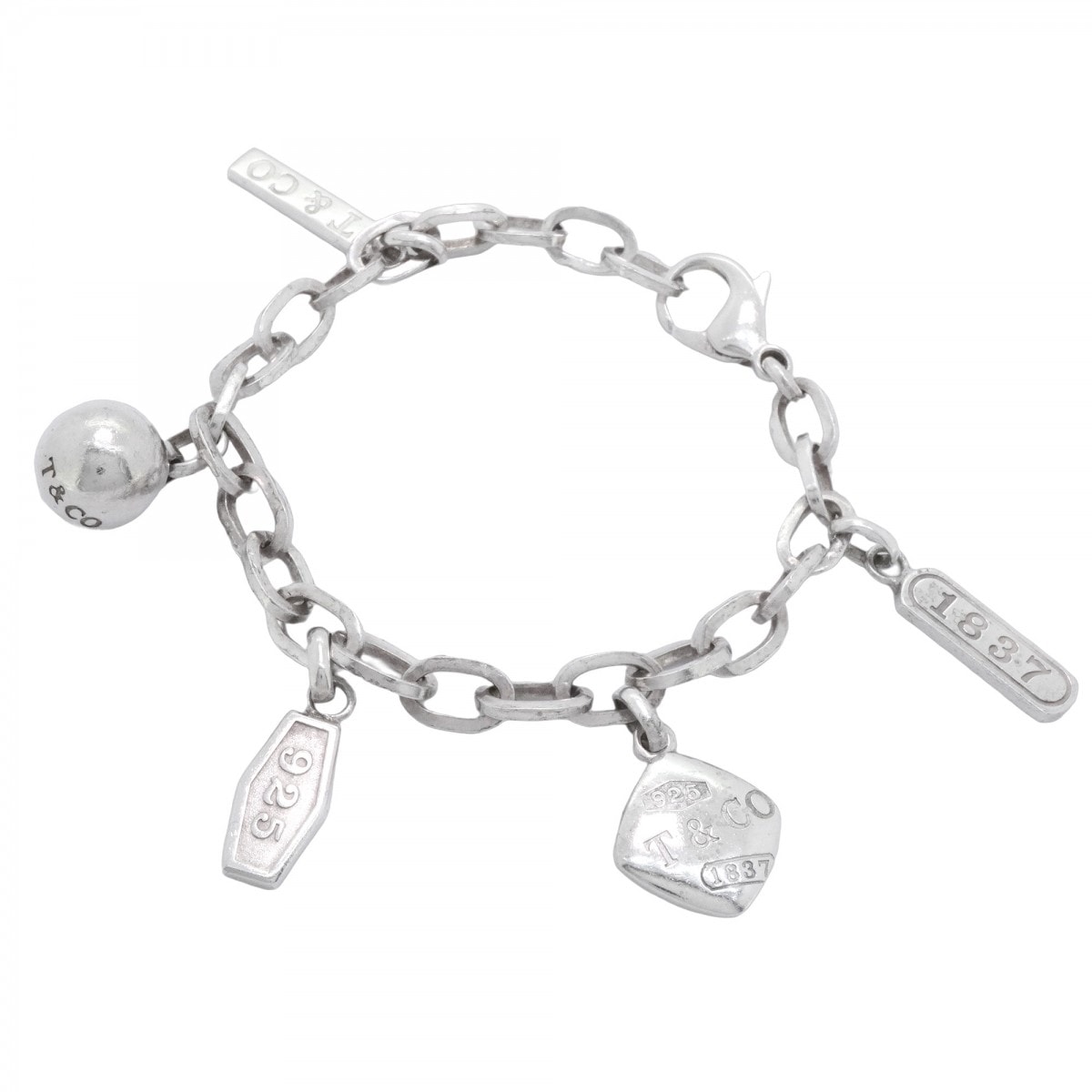 ★最終価格【6jcb0557-k】ティファニー ブレスレット 1837/エレメント シルバー925【中古】レディース