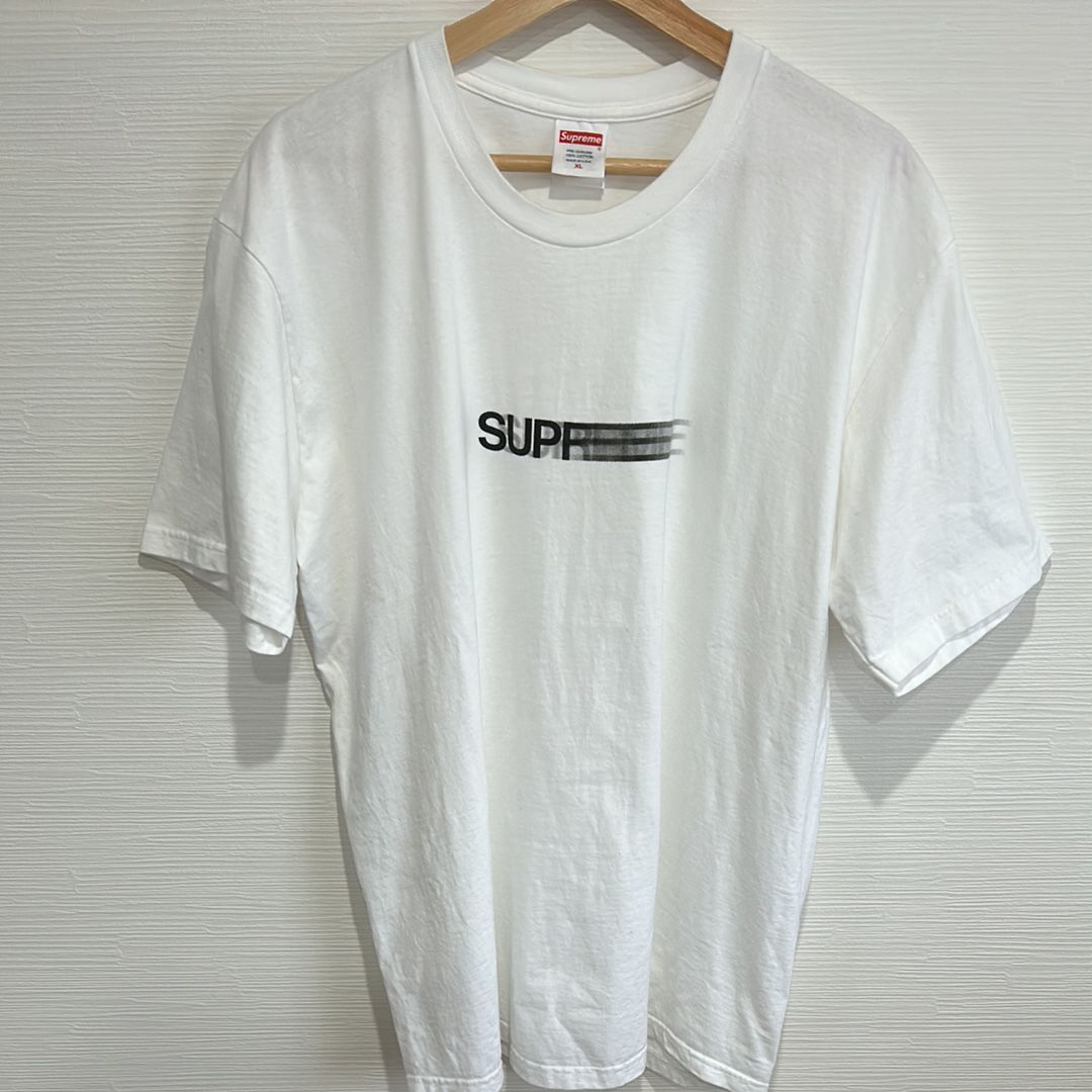 Supreme Motion Logo Tee "White" (23SS)