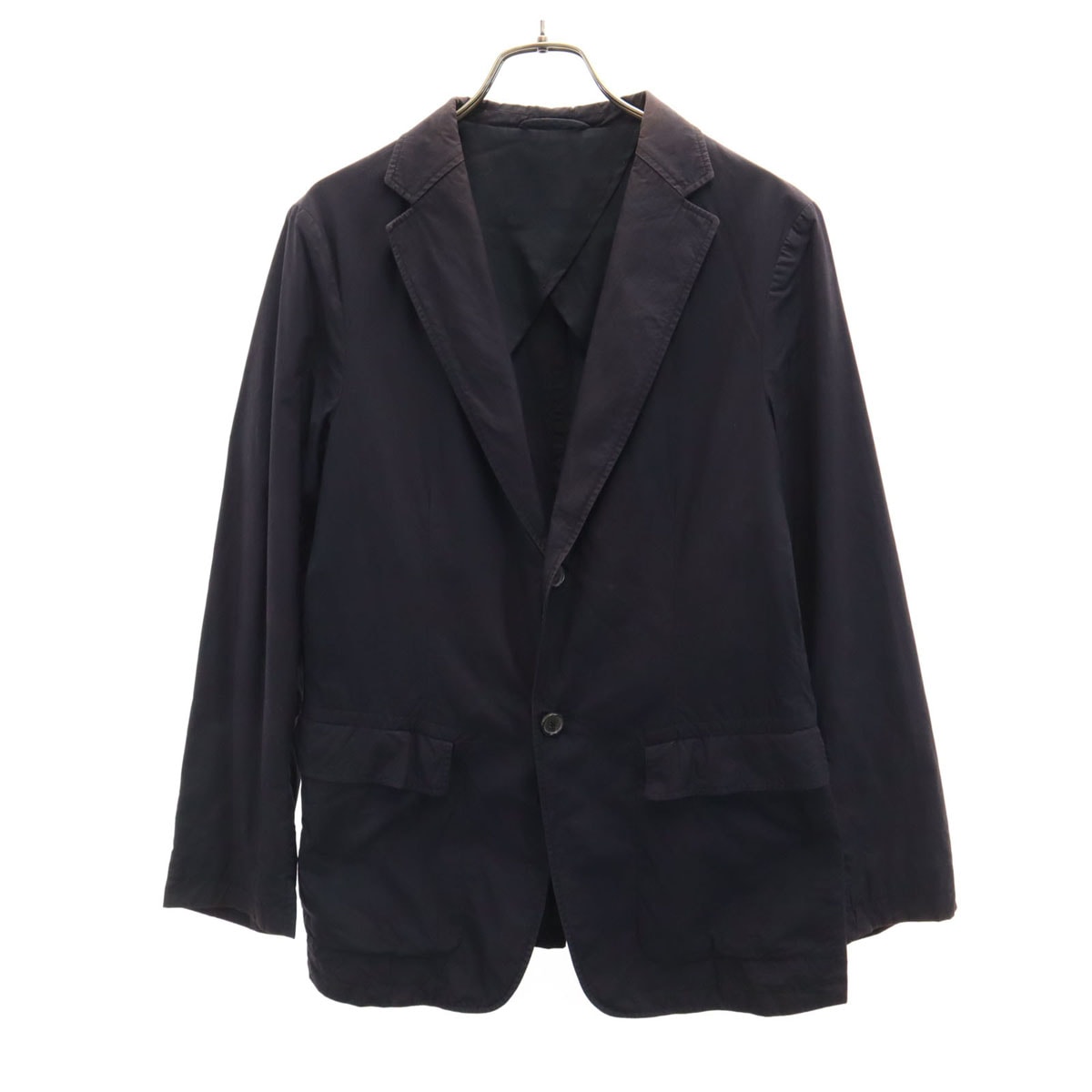 JIL SANDER ジルサンダー イタリア製 テーラードジャケット 46 ブラック アンコン