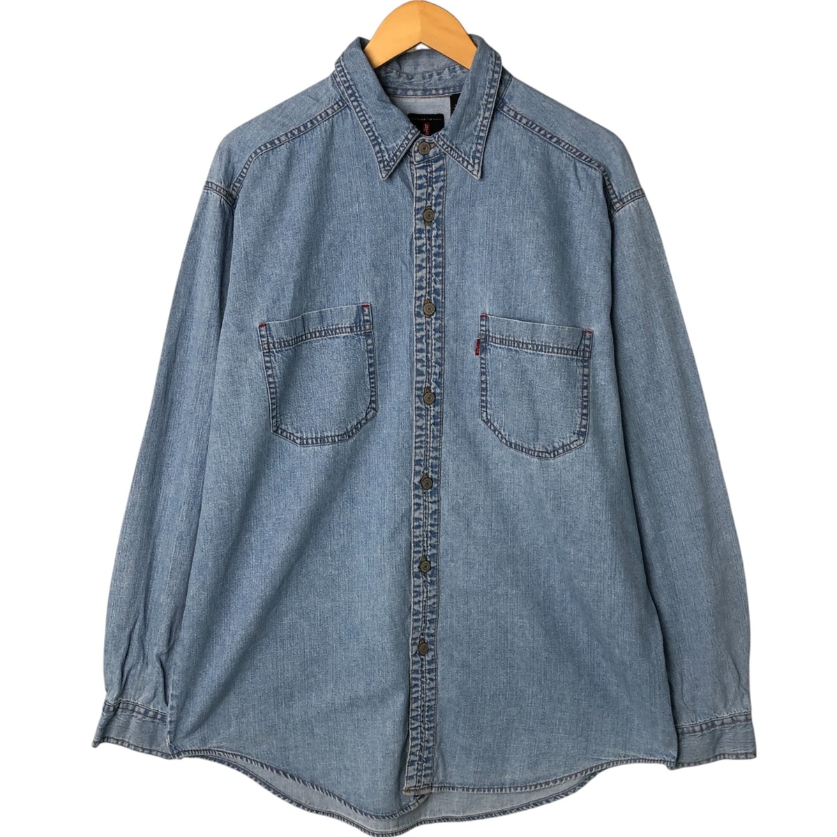 古着 90年代 リーバイス Levi's RED TAB 長袖 デニムシャツ メンズL相当/eaa531130