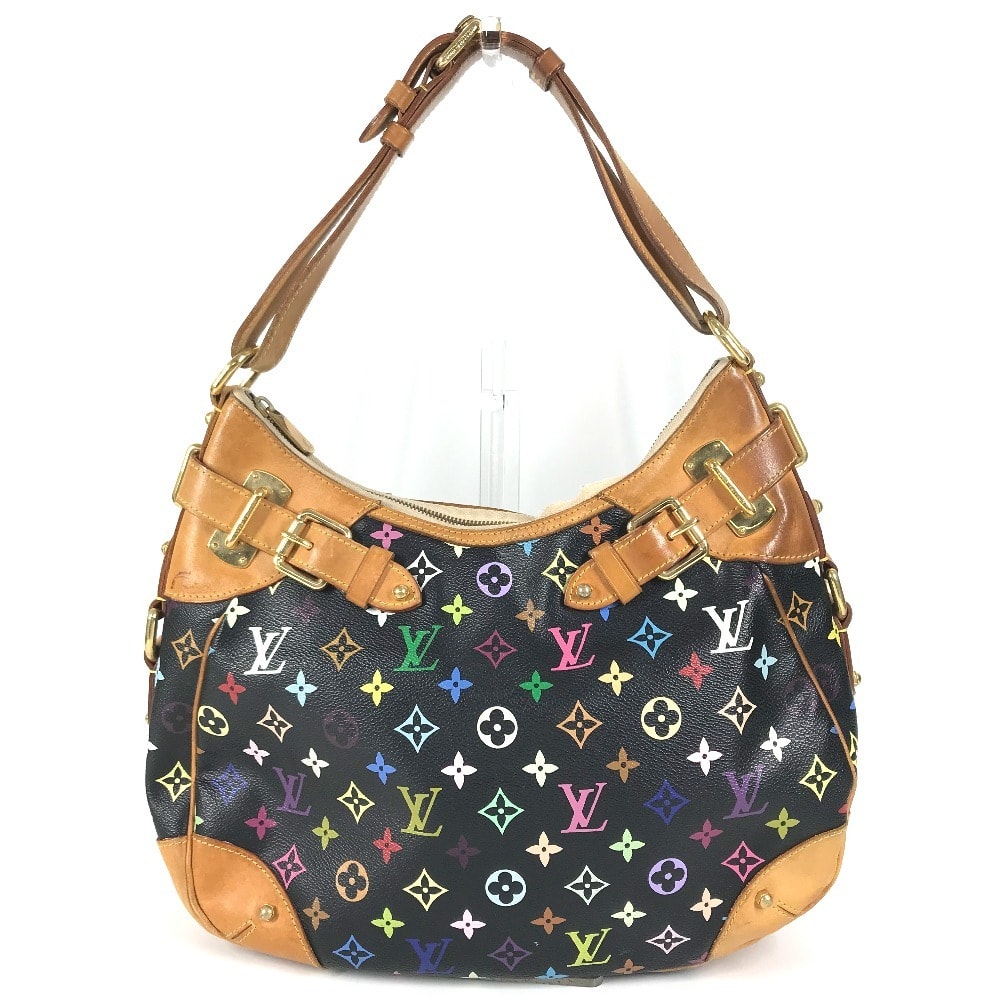 ルイヴィトン LOUIS VUITTON グレタ M40196 モノグラムマルチカラー カバン 肩掛け ショルダーバッグ モノグラムマルチカラーキャンバス ノワール ブラック