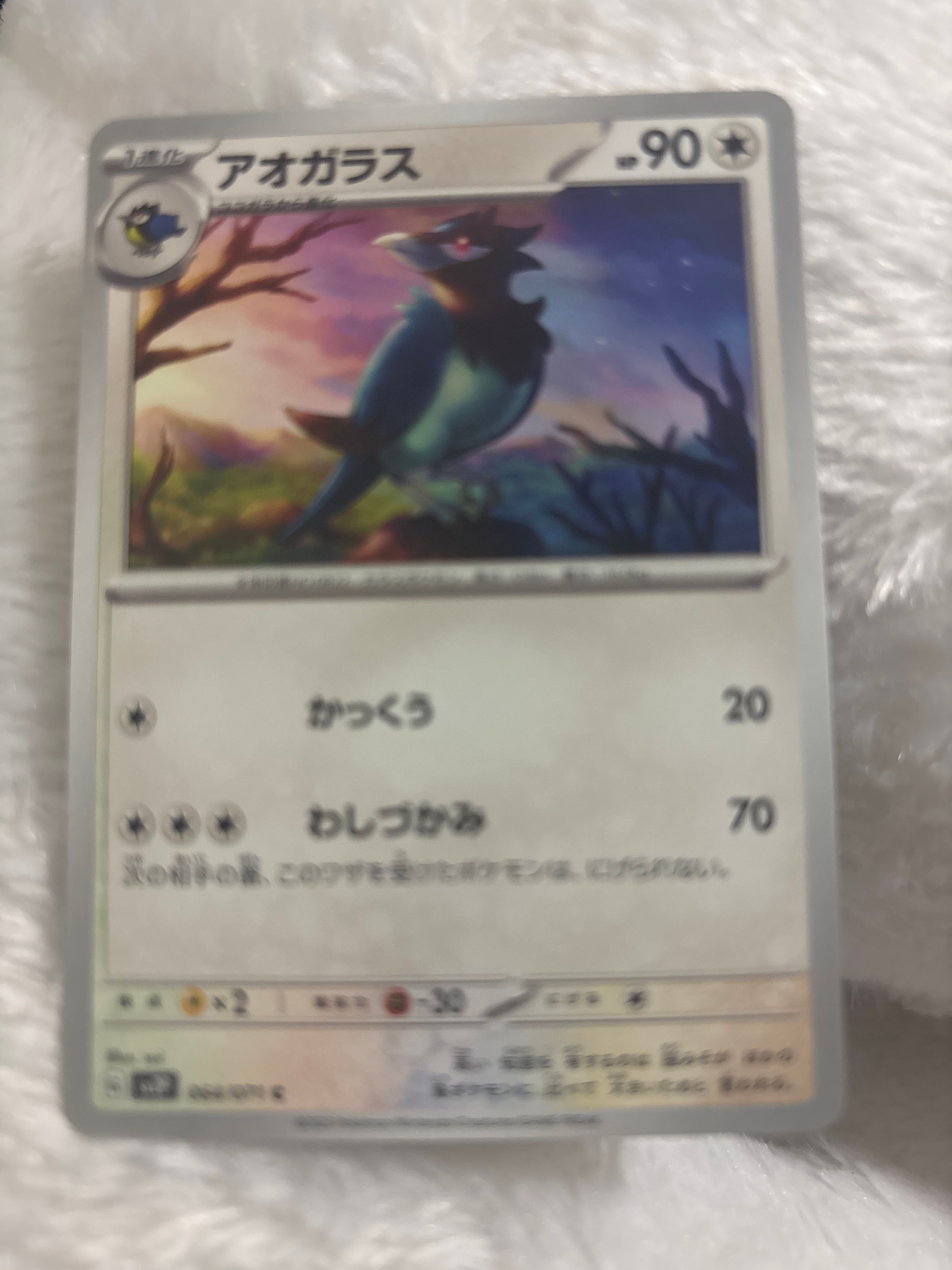 アオガラス C[SV2P 064/071](拡張パック「スノーハザード」)