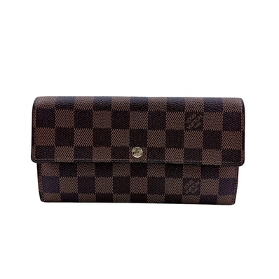 ルイヴィトン LOUIS VUITTON 長財布 ダミエ ポルトフォイユサラ N61734 ブラウン