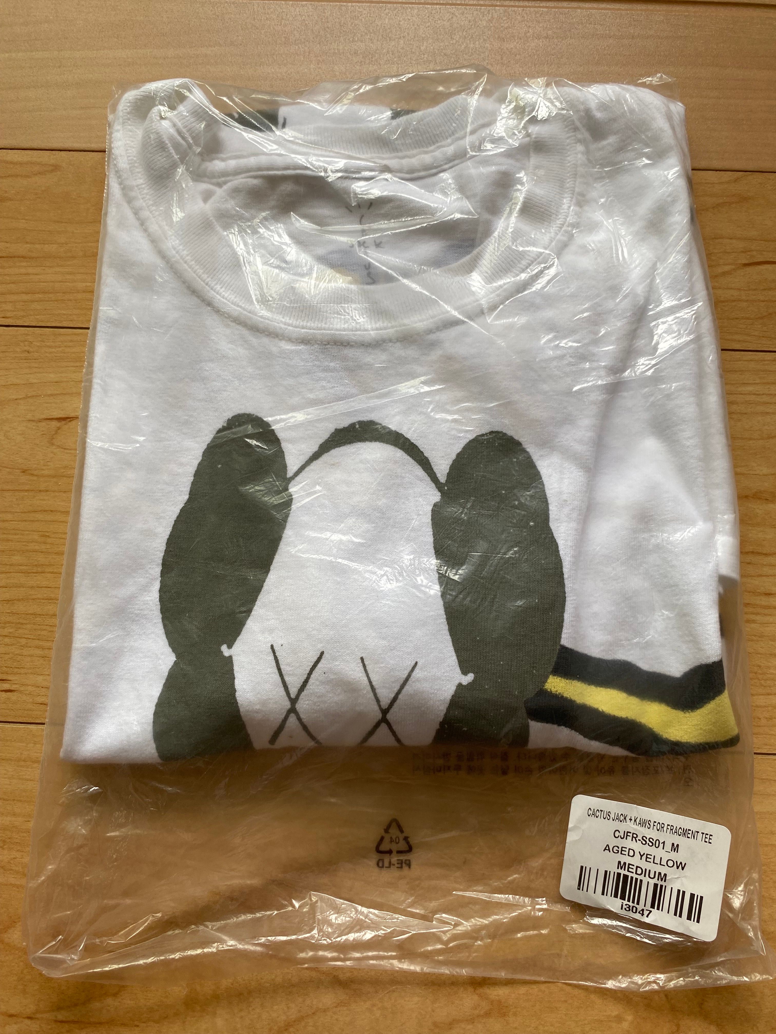 Travis Scott Cactus Jack x KAWS For Fragment Tee "White"