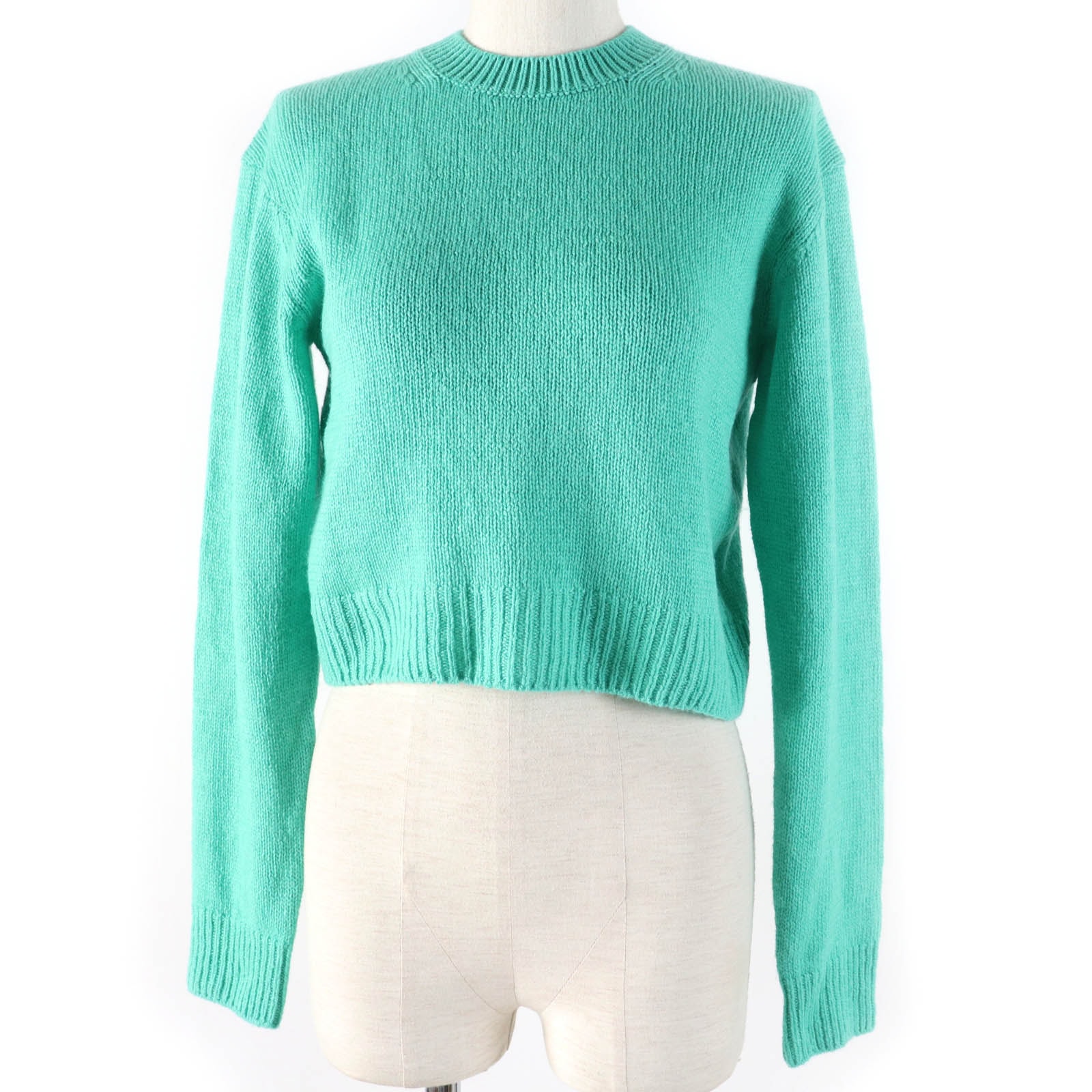 極美品 オーラリー
 ニット グリーン レディース 1 A24AP02WC