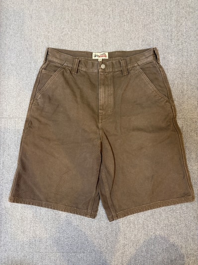 Stussy Work Short Washed Canvas "Brown"