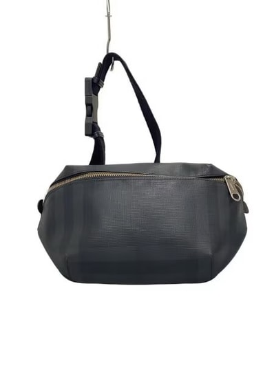 Burberry Medium London Check & Leather Bam Bag "Black"