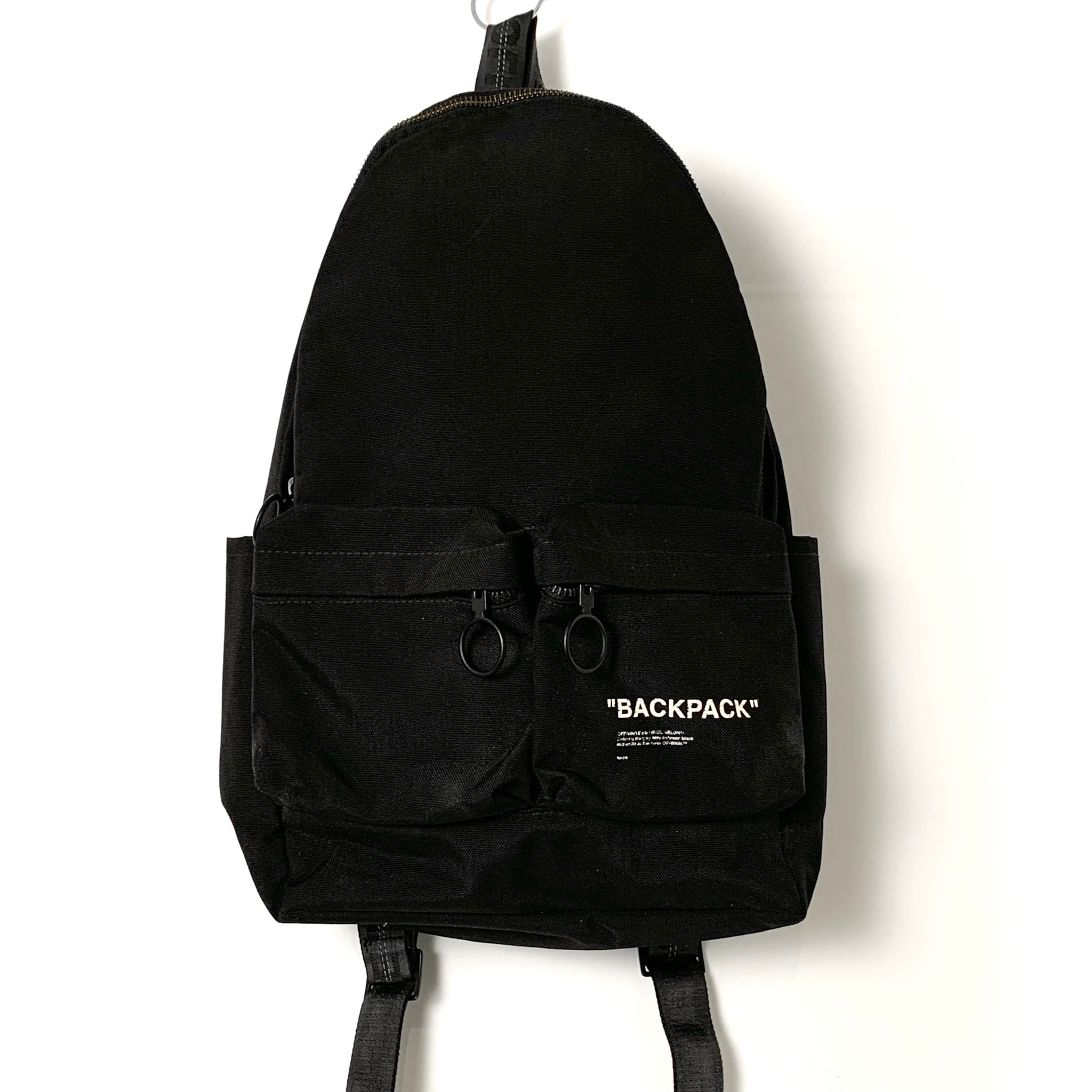 Off-White Back Pack Rucksack Monogram Black With Tags