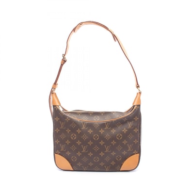 ルイ・ヴィトン LOUIS VUITTON ブローニュPM ショルダーバッグ バッグ PVCコーティングキャンバス レザー モノグラム レディース ブラウン系 M51265 【中古】