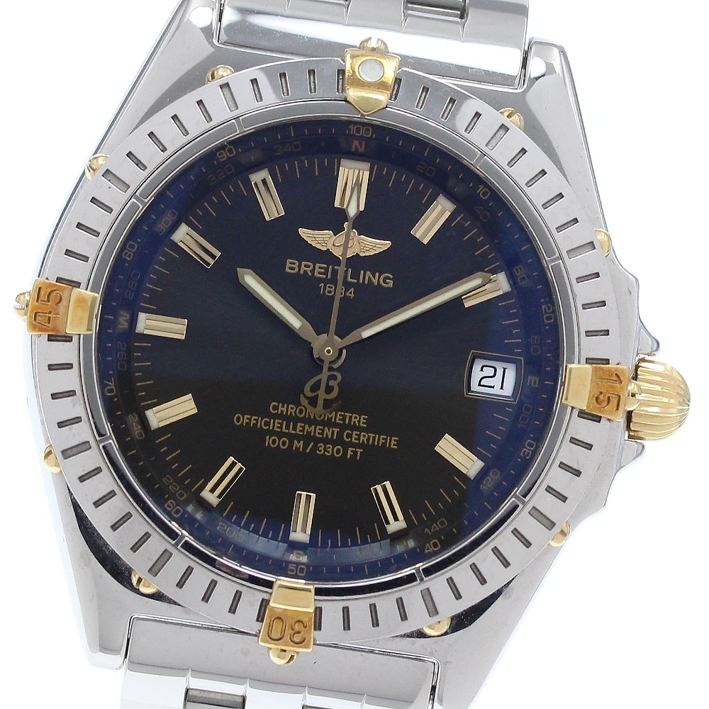 ブライトリング ウイングス デイト B10350 ボーイズ 【中古】