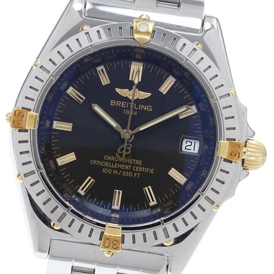 ブライトリング ウイングス デイト B10350 ボーイズ 【中古】