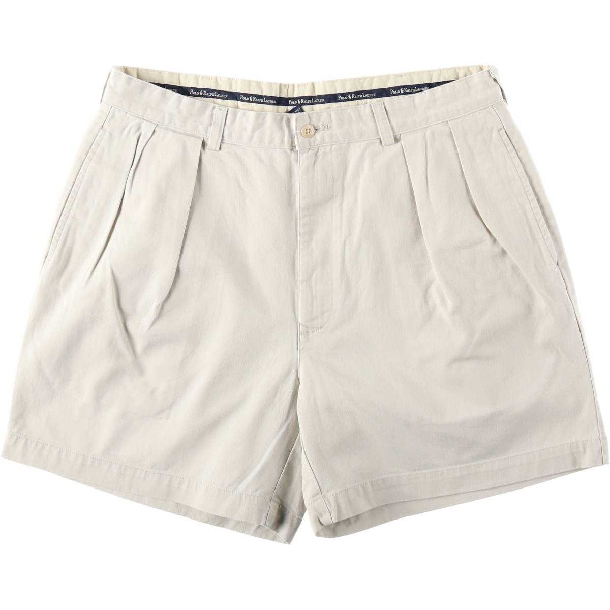 古着 ラルフローレン Ralph Lauren POLO RALPH LAUREN ツータック チノショーツ ショートパンツ メンズw34相当/eaa643717