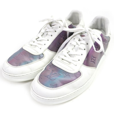 良品 ルイヴィトン
スニーカー ホワイト オーロラカラー メンズ 8.5