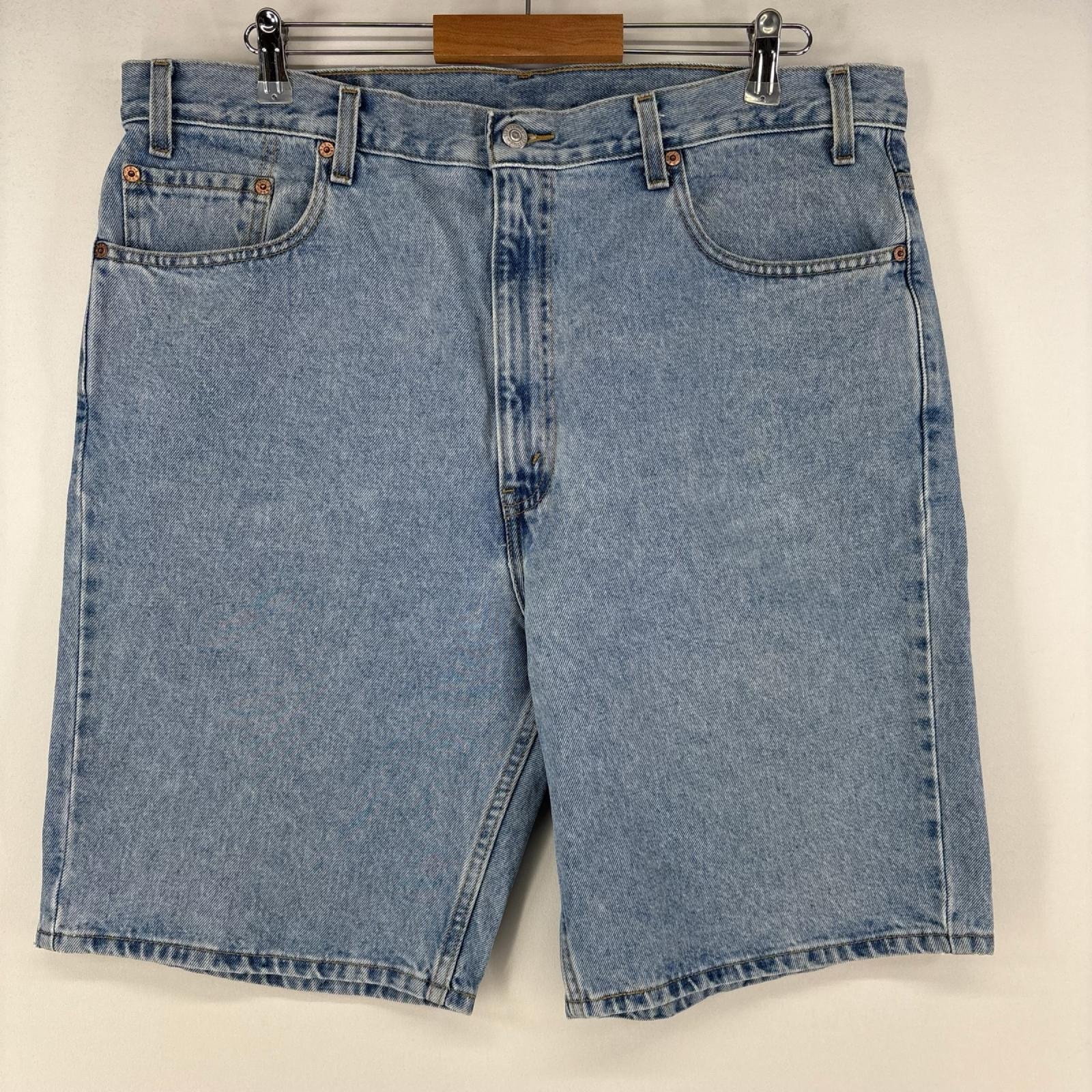 古着 00’s/00年代 リーバイス Levi's デニム ショートパンツ ストレート ジップ 505 ハーフパンツ 大きいサイズ w40  ブルー メンズ