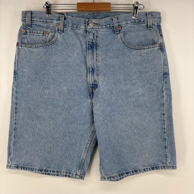 古着 00’s/00年代 リーバイス Levi's デニム ショートパンツ ストレート ジップ 505 ハーフパンツ 大きいサイズ w40 ブルー メンズ