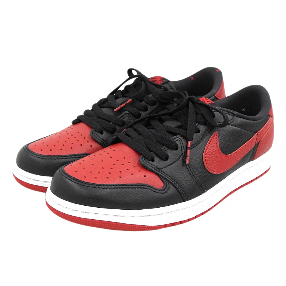 ナイキ 新品同様 Nike Air Jordan 1 Retro Low OG "Banned" シューズ メンズ ブラック/レッド 28.5cm IW6276-001 10.5(US)