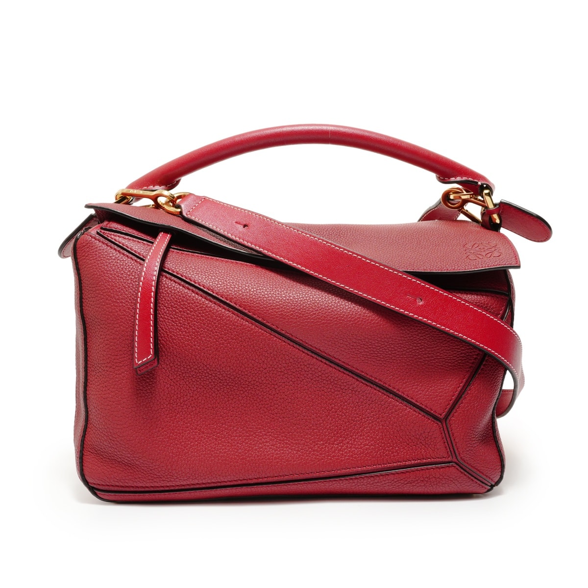 ロエベ LOEWE パズルバッグ アナグラム ハンドバッグ【中古】