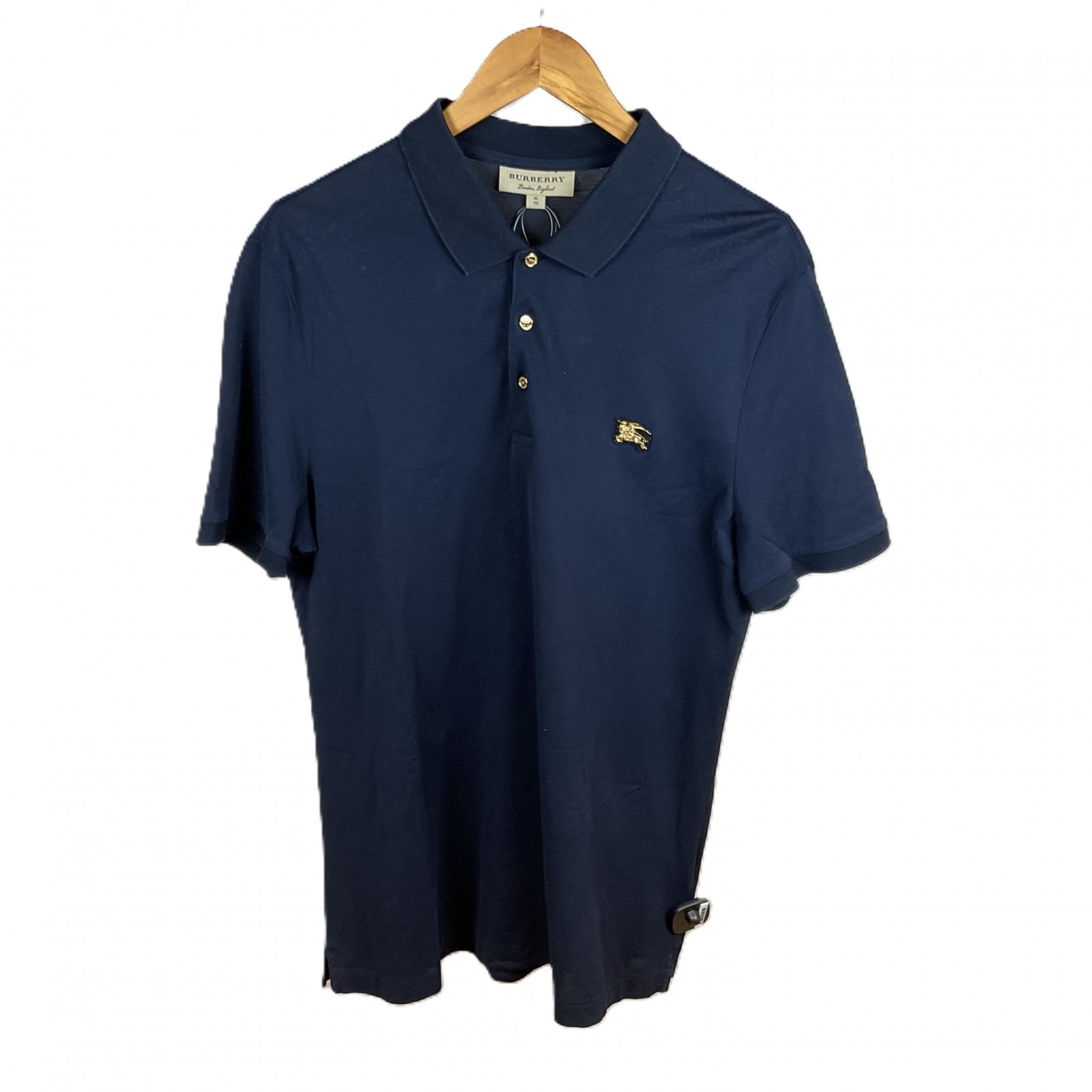 BURBERRY 【バーバリー】ポロシャツ ワンポイントロゴ XL