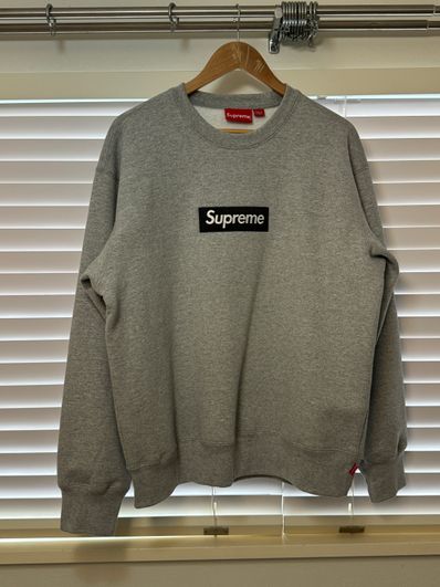 Supreme Box Logo Crewneck "Heather Grey" (22FW)