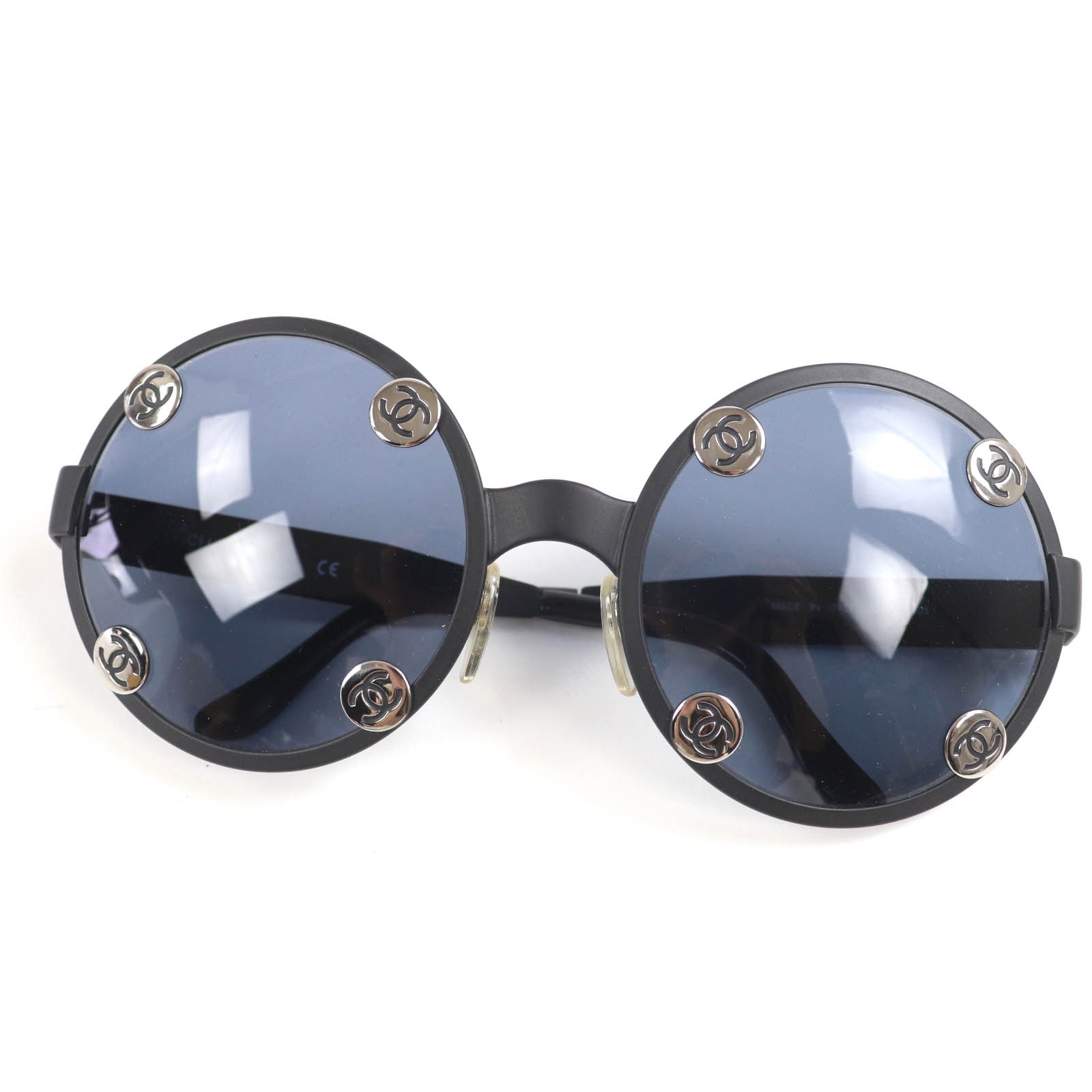 極美品 シャネル
サングラス マットブラック レディース ー 08841