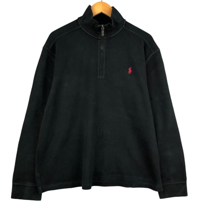 古着 ラルフローレン Ralph Lauren POLO by Ralph Lauren ハーフジップスウェットシャツ トレーナー メンズXL相当/eaa594843