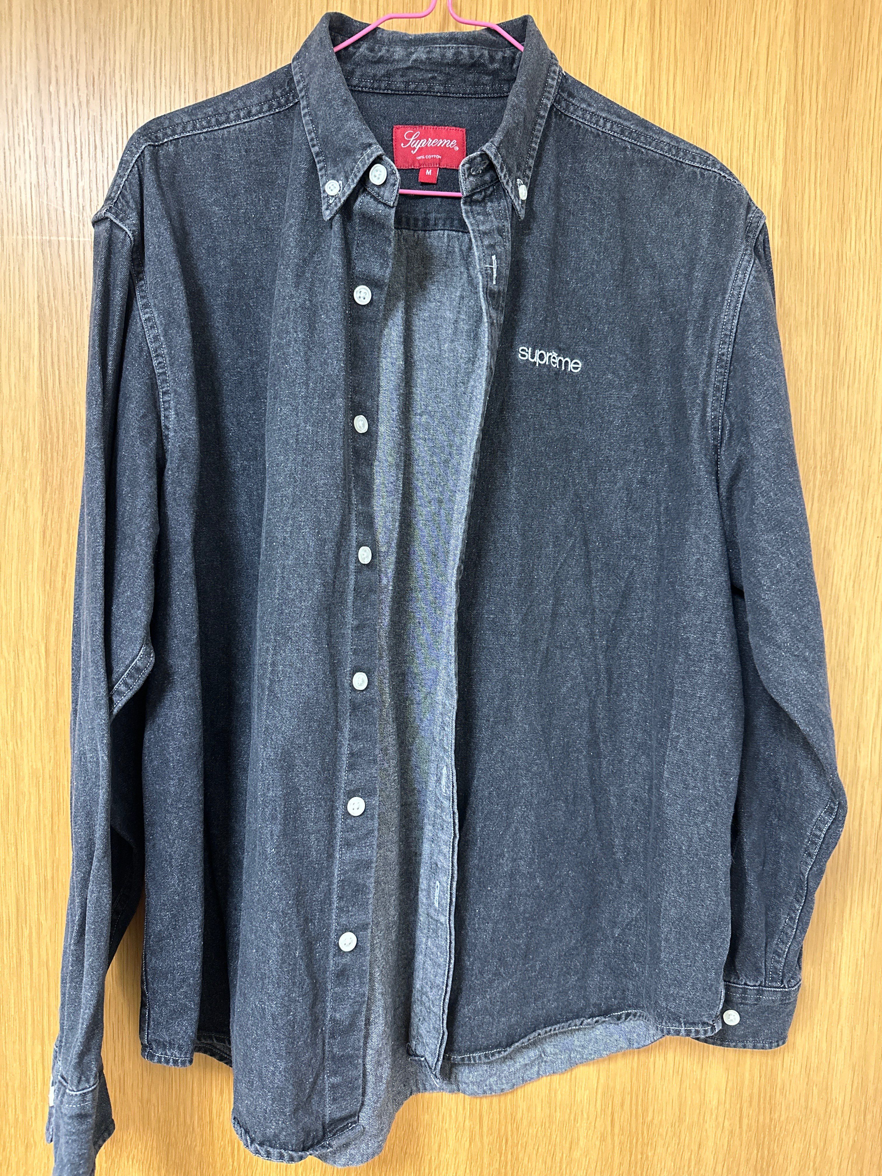 Supreme Classic Logo Denim Shirt 