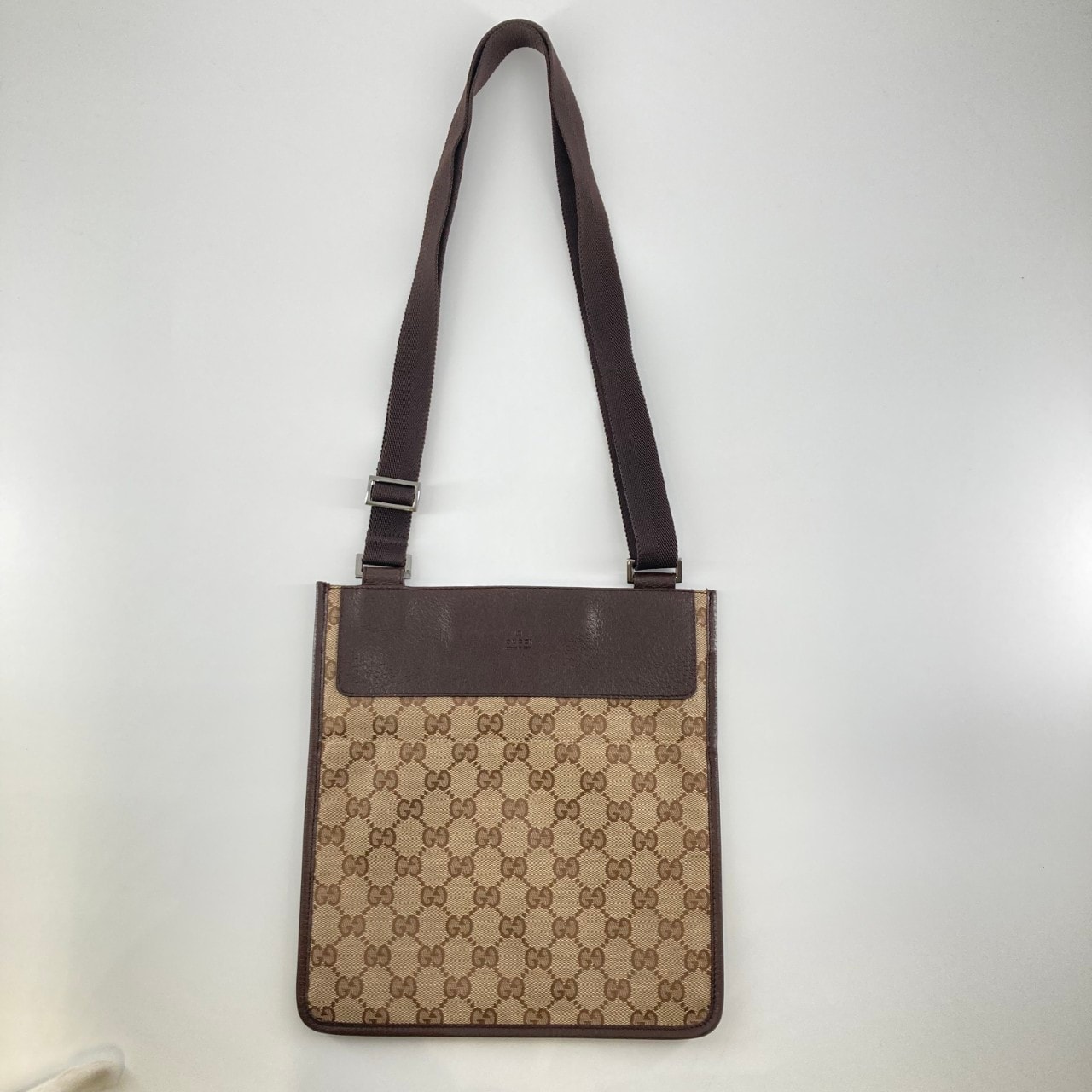 GUCCI(グッチ) GGキャンバス 27639 ショルダーバッグ ブラウン