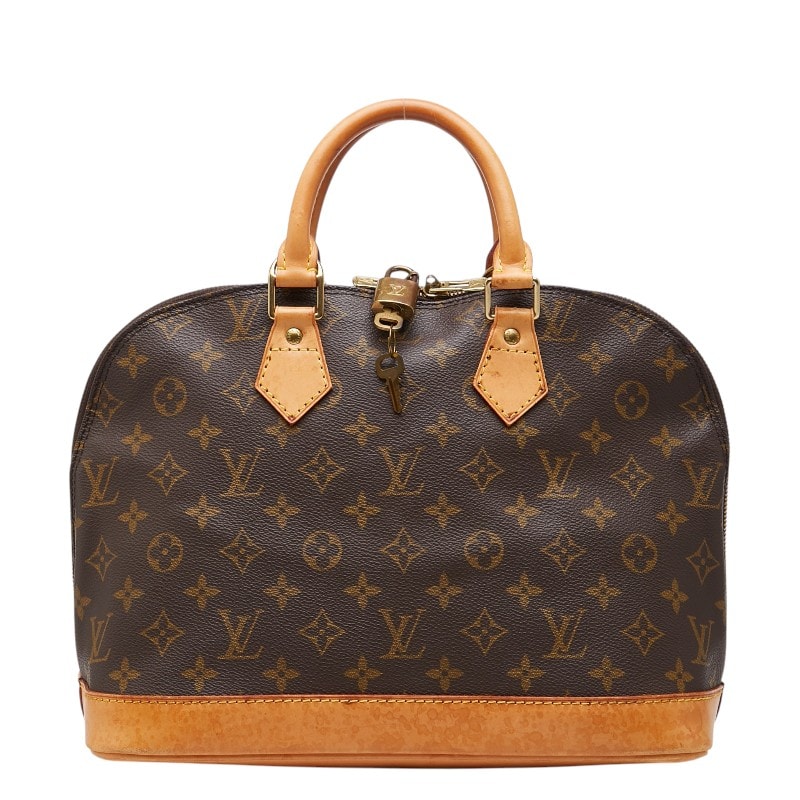 ルイ ヴィトン モノグラム アルマ 旧型 ハンドバッグ M51130 ブラウン PVC レザー レディース LOUIS VUITTON 【中古】