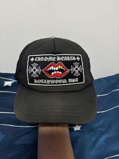 Chrome Hearts Tracker Cap Chomper "Black"