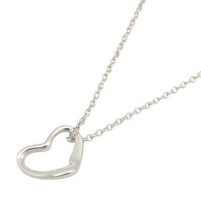 ティファニー TIFFANY&CO オープンハート SM ネックレス ネックレス ジュエリー シルバー925 レディース シルバー系 【中古】