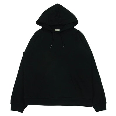 CELINE セリーヌ 2Y005798I バックプリント フーディ プルオーバー スウェット パーカー ブラック系 XL【中古】
