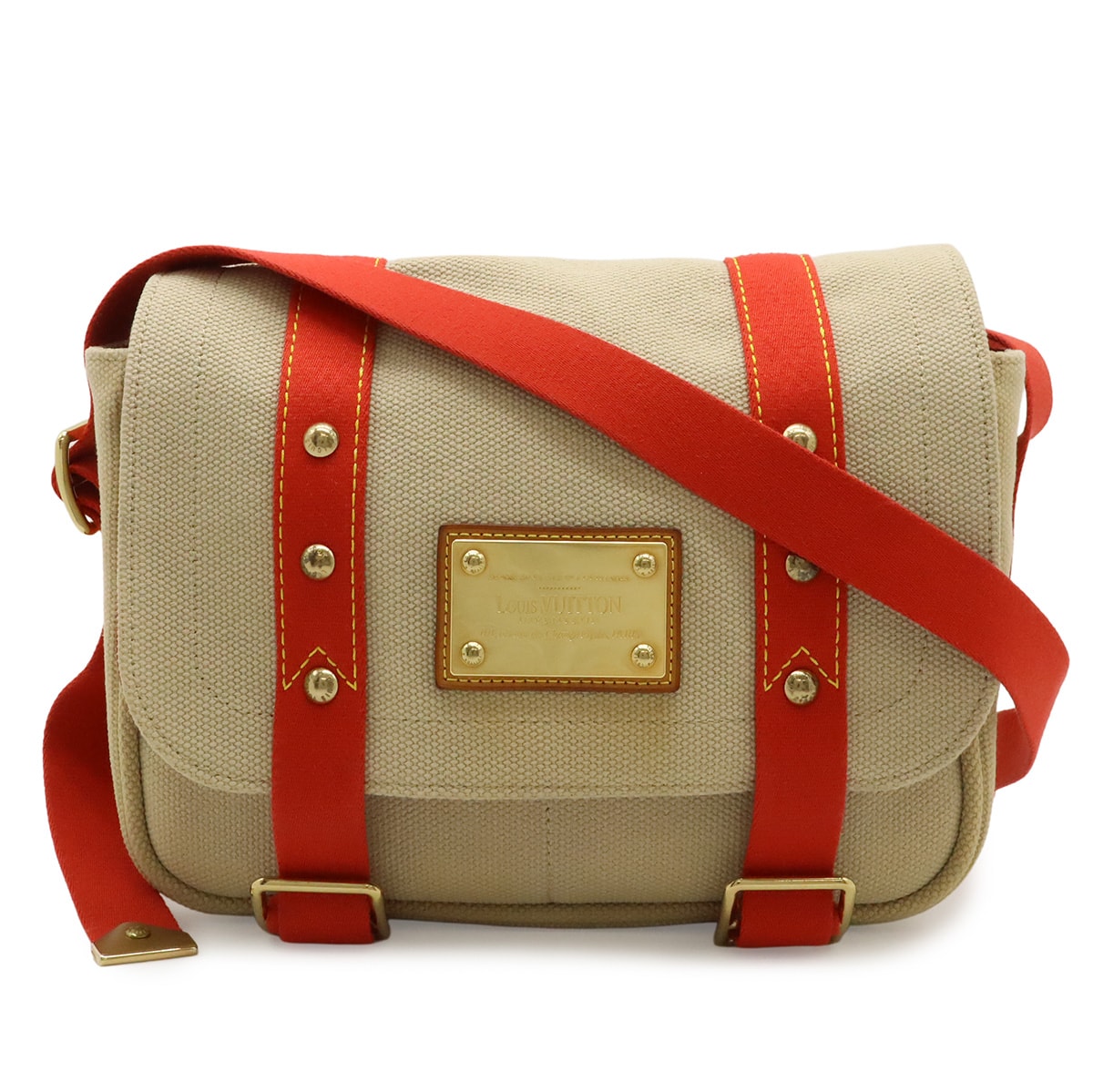 ルイ・ヴィトンブザスPM アンティグア M40041 ショルダーバッグ