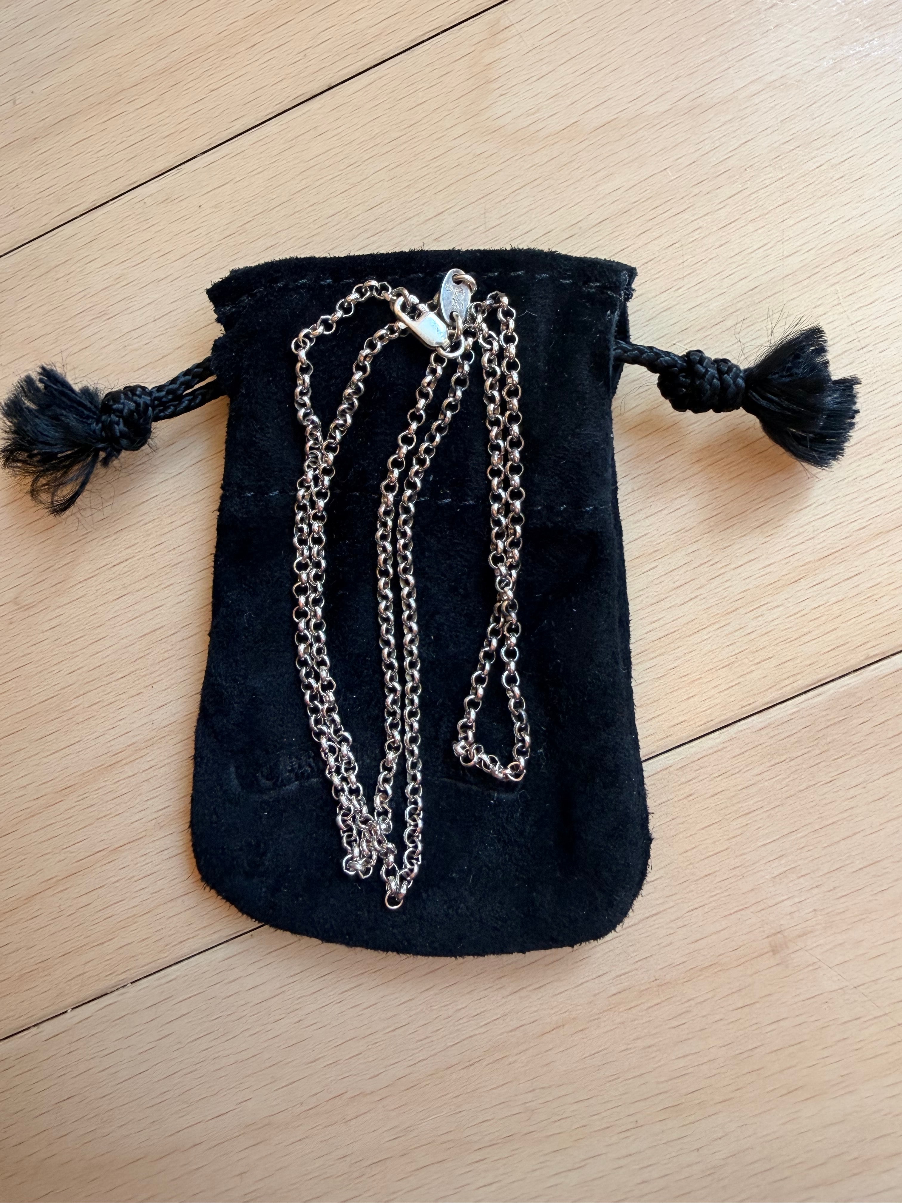 Chrome Hearts Roll Chain Necklace "Silver"