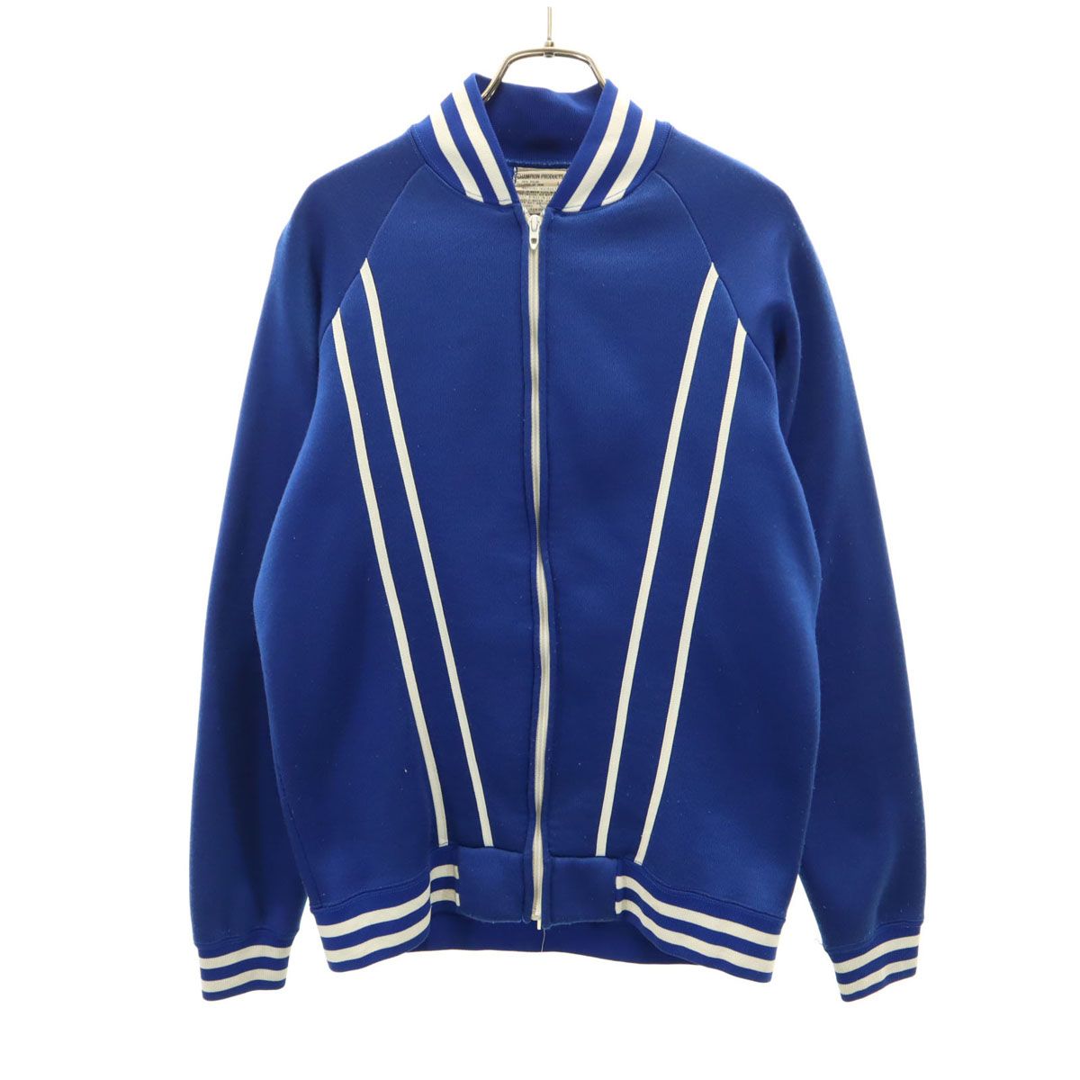 Champion チャンピオン 60s USA製 プロダクツタグ ヴィンテージ ブルゾン L ブルー ジャケット 裏起毛