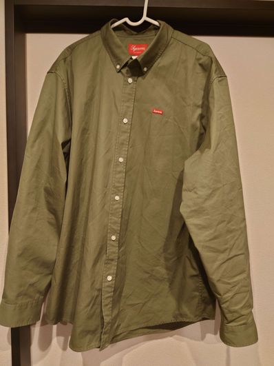 Supreme Small Box Shirt "Olive" (22FW)