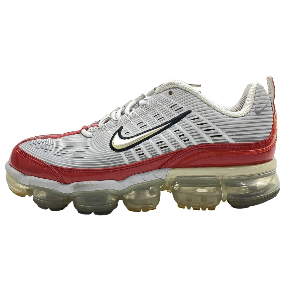NIKE ナイキ スニーカー CK2718-002 Air Vapormax 360 Vast Grey White エア ヴェイパーマックス 360 ヴァスト グレー ホワイト ローカット スニーカー ホワイト系 レッド系 26.5cm【中古】