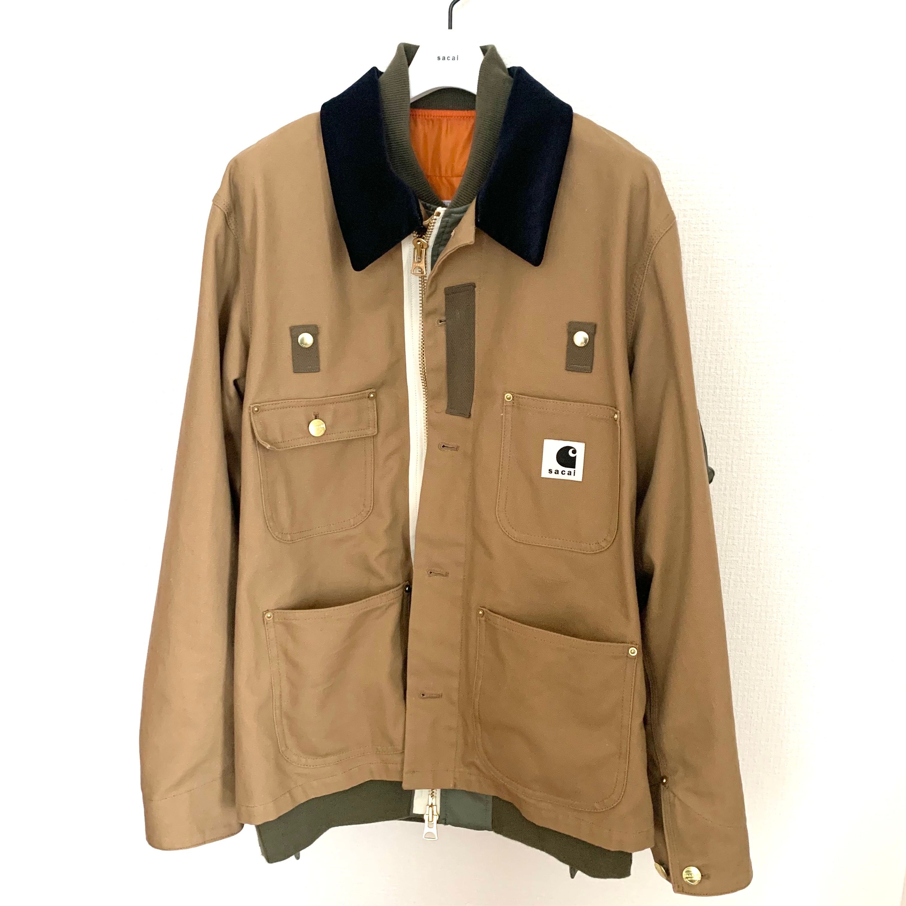 Carhartt WIP x sacai Canvas MA-1 Jacket Michigan "Beige"
