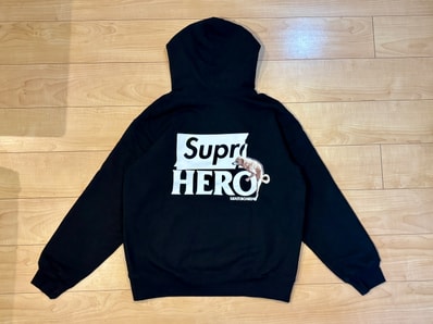 Supreme / ANTIHERO Hooded Sweatshirt "Black"