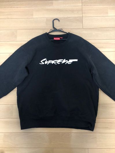 Supreme Futura Logo Crewneck "Black"