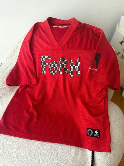 Chrome Hearts PPO Form Team Mesh Warm Up Jersey Print T-Shirt Matty Boy "Red"