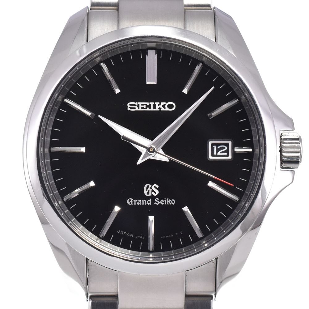 セイコー SEIKO SBGX083/9F62-0AG0 グランドセイコー デイト ブラック クォーツ メンズ 良品 箱・保証書付き 腕時計 M#148413