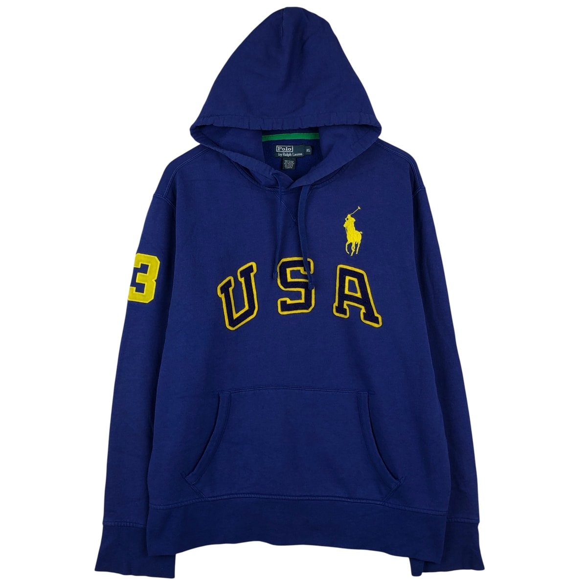 古着 ラルフローレン Ralph Lauren POLO by Ralph Lauren スウェットプルオーバーパーカー メンズXL相当/eaa459462