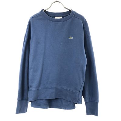 LACOSTE 長袖 プレミアムスウェットクルーネックプルオーバー トレーナー