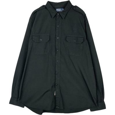 古着 ラルフローレン Ralph Lauren POLO by Ralph Lauren 長袖 コットンシャツ メンズXL相当/eaa649249