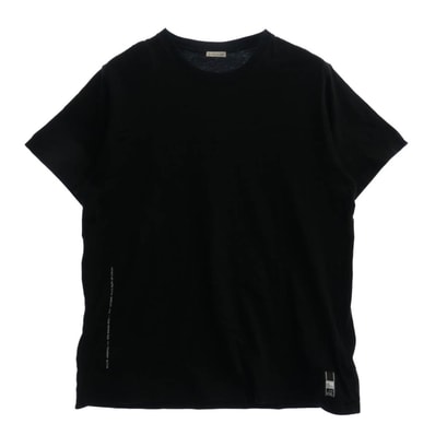MONCLER モンクレール Tシャツ 18AW D209U8039850 × FRAGMENT HIROSHI FUJIWARA MAGLIA T-SHIRT 藤原ヒロシ フラグメント 半袖 Tシャツ ブラック系 7【中古】