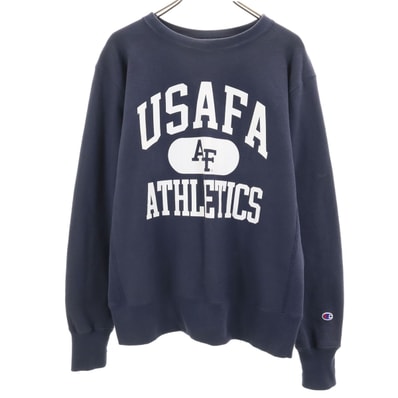 Champion チャンピオン 長袖 リバースウィーブ トレーナー XL ネイビー スウェット REVERSE WEAVE