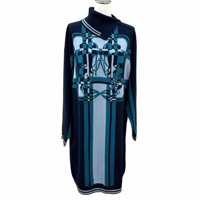 美品 エルメス ワンピース BRIDES de GALA Tartan 36