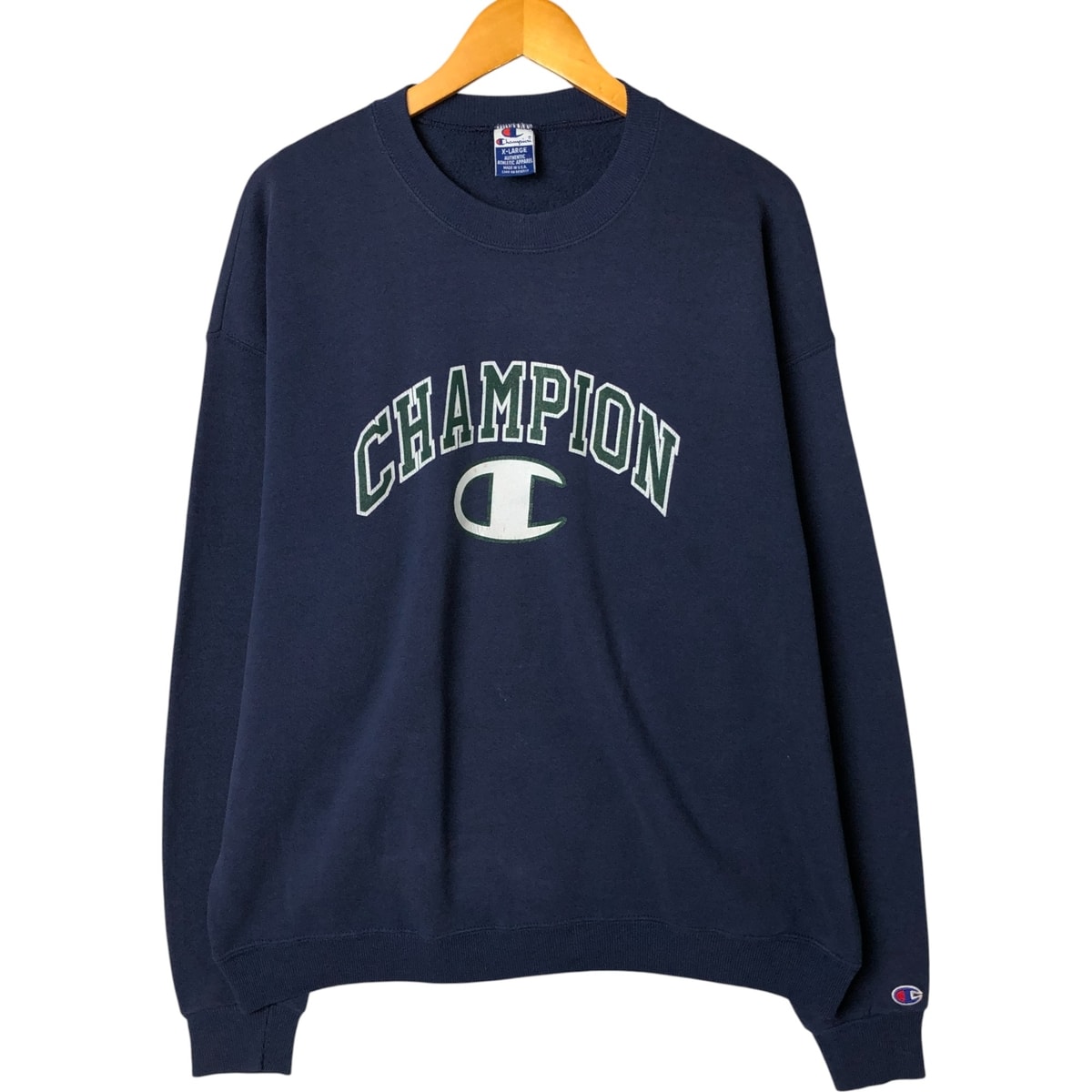 古着 90年代 チャンピオン Champion AUTHENTIC ATHLETICWEAR ロゴスウェットシャツ トレーナー USA製 メンズXL相当 ヴィンテージ/eaa586032